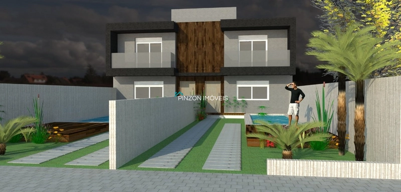 Sobrado geminado com piscina.: 2ª foto da galeria de imagens do imóvel