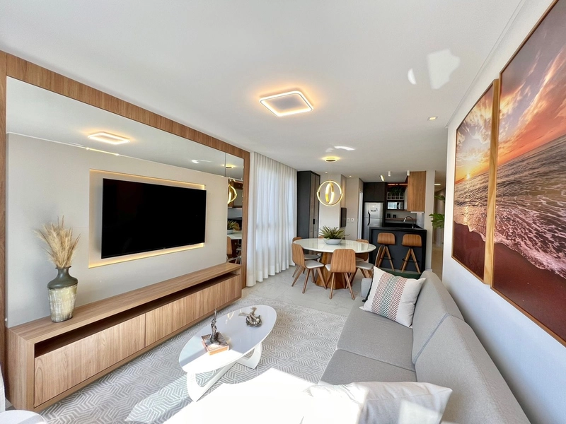 Apartamento Mobiliado e Decorado duas quadras do mar.: 1ª foto da galeria de imagens do imóvel
