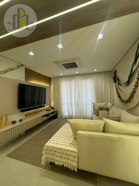 Apartamento 03 dormitórios mobiliado Canto do Forte Praia Grande: 2ª foto da galeria de imagens do imóvel