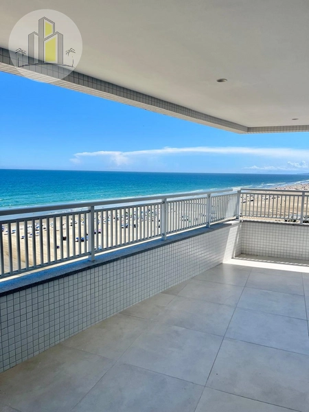 Apartamento de frente mar com 2 dorms, Guilhermina: 1ª foto da galeria de imagens do imóvel