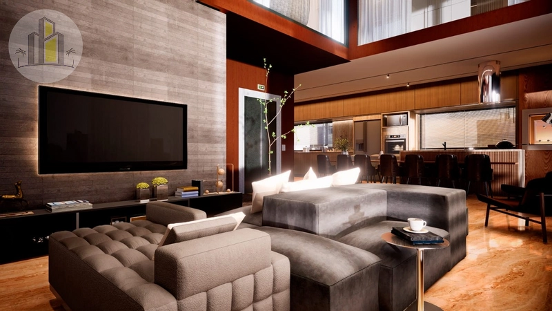 Cobertura triplex alto luxo no Giardino Residencial – Canto do Forte: 15ª foto da galeria de imagens do imóvel