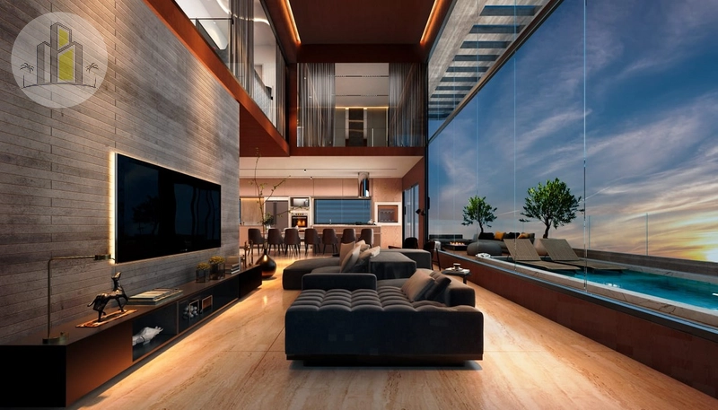 Cobertura triplex com Piscina no Giardino Residencial – Canto do Forte: 13ª foto da galeria de imagens do imóvel