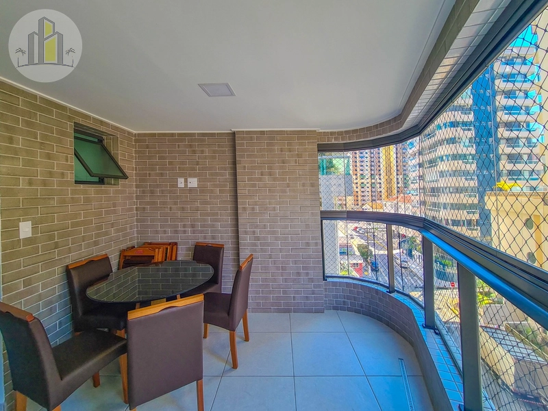Apartamento alto padrão no Canto do Forte, mobiliado, a 80m da praia: 10ª foto da galeria de imagens do imóvel
