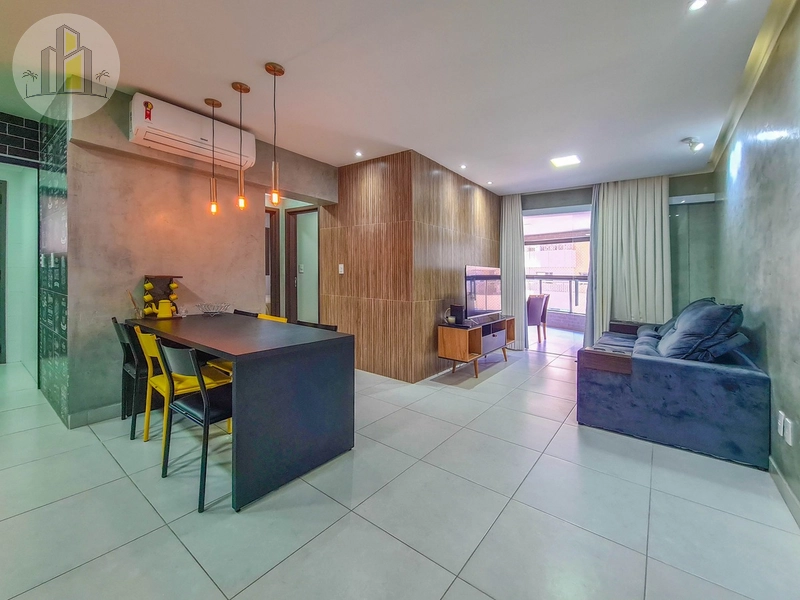 Apartamento alto padrão no Canto do Forte, mobiliado, a 80m da praia: 1ª foto da galeria de imagens do imóvel