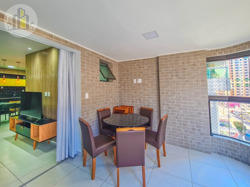 Apartamento alto padrão no Canto do Forte, mobiliado, a 80m da praia: 9ª foto da galeria de imagens do imóvel
