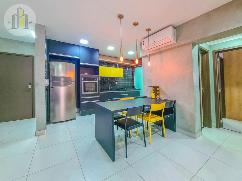 Apartamento alto padrão no Canto do Forte, mobiliado, a 80m da praia: 6ª foto da galeria de imagens do imóvel