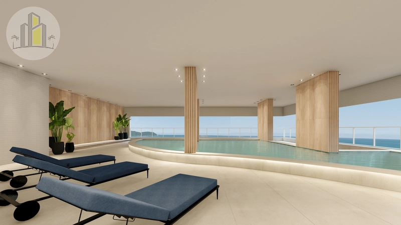 Cobertura Duplex Frente Mar no Canto do Forte com Piscina Privativa: 3ª foto da galeria de imagens do imóvel