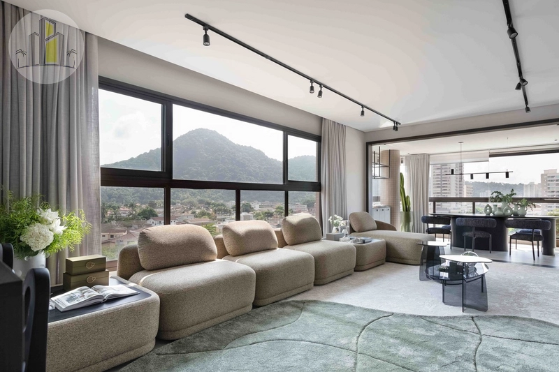 Apartamento mobiliado de alto padrão com 3 suítes no Canto do Forte: 4ª foto da galeria de imagens do imóvel