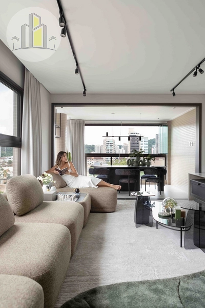 Apartamento mobiliado de alto padrão com 3 suítes no Canto do Forte: 1ª foto da galeria de imagens do imóvel