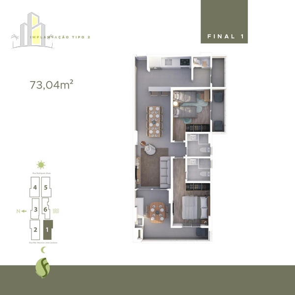 2 Dorms com suíte e sacada gourmet – Jardim do Forte, Praia Grande: 17ª foto da galeria de imagens do imóvel