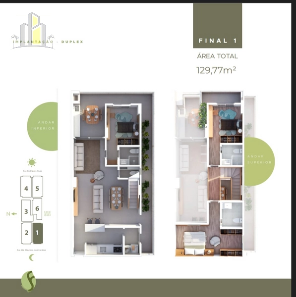 Lançamento Duplex com 3 Suítes – 129m² no Canto do Forte: 2ª foto da galeria de imagens do imóvel