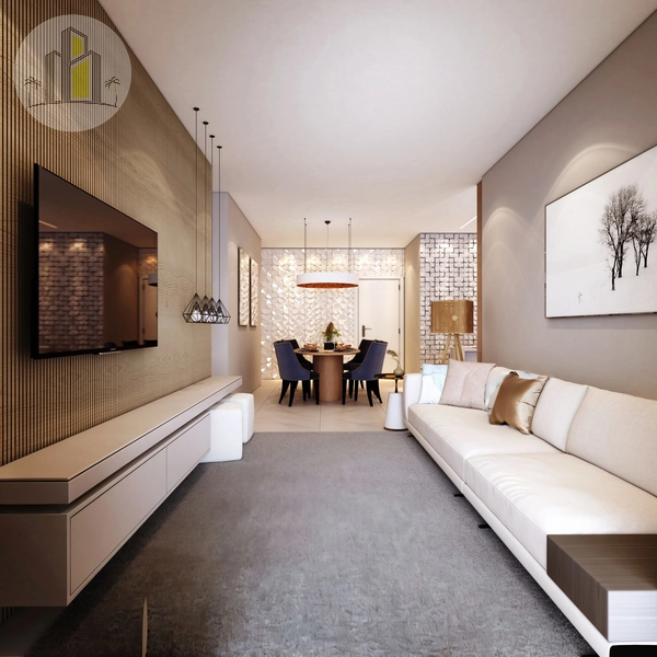 Apartamento de 134,56 m² 3 Suítes e 2 Vagas no Residencial Jequitibá: 7ª foto da galeria de imagens do imóvel