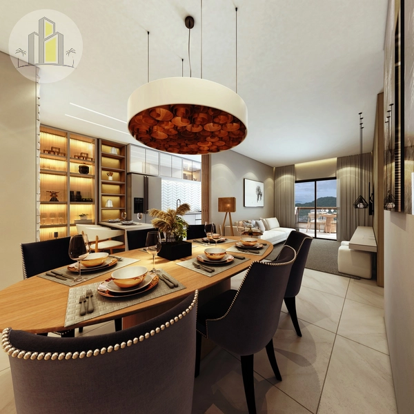 Apartamento de 127,84 m² – 3 Suítes e 2 Vagas no Residencial Jequitibá: 5ª foto da galeria de imagens do imóvel