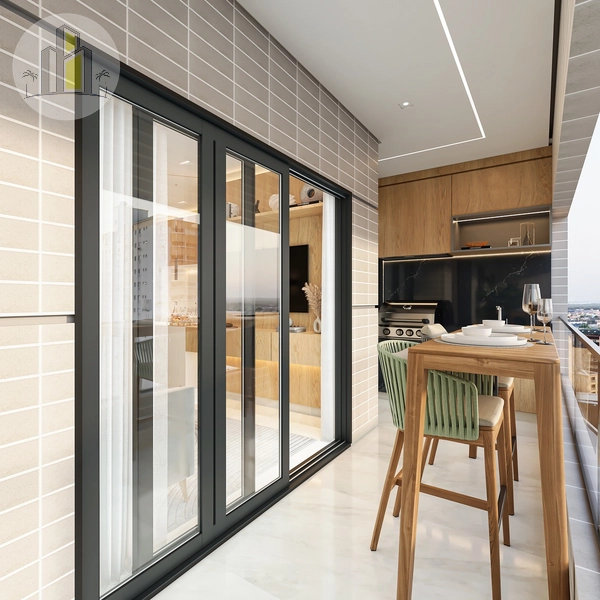 Apartamento 2 Dormitórios - 1 Suíte – House Garden - Canto do Forte: 2ª foto da galeria de imagens do imóvel