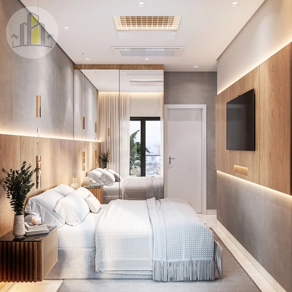 Apartamento 2 Dormitórios - 1 Suíte – House Garden - Canto do Forte: 4ª foto da galeria de imagens do imóvel