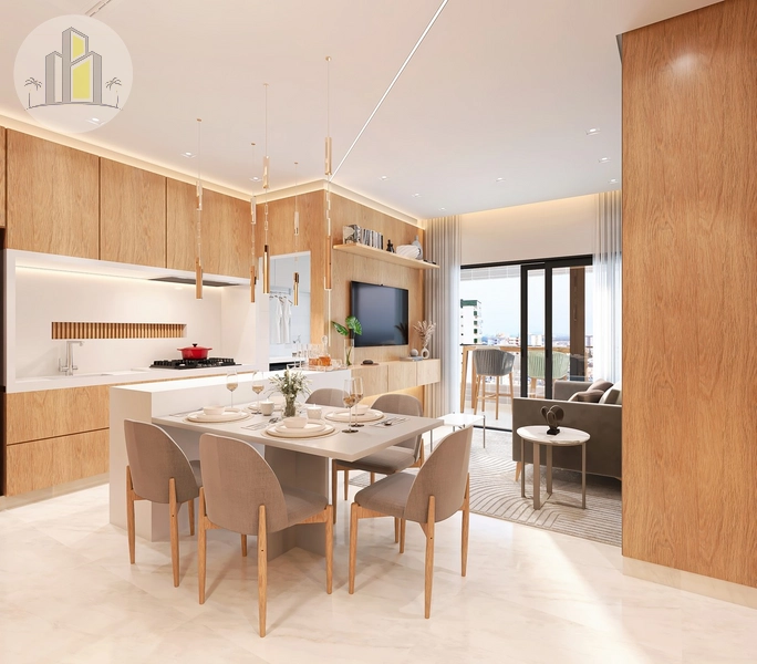 Apartamento 2 Dormitórios - 1 Suíte – House Garden - Canto do Forte