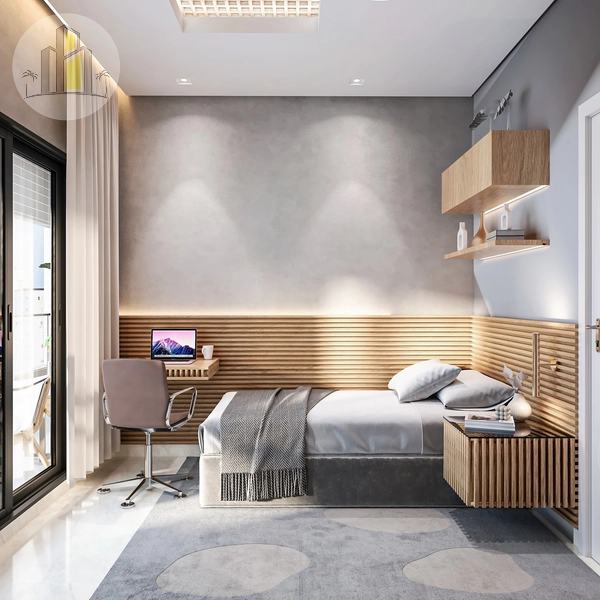 Apartamento 2 Dormitórios - 1 Suíte – House Garden - Canto do Forte: 3ª foto da galeria de imagens do imóvel