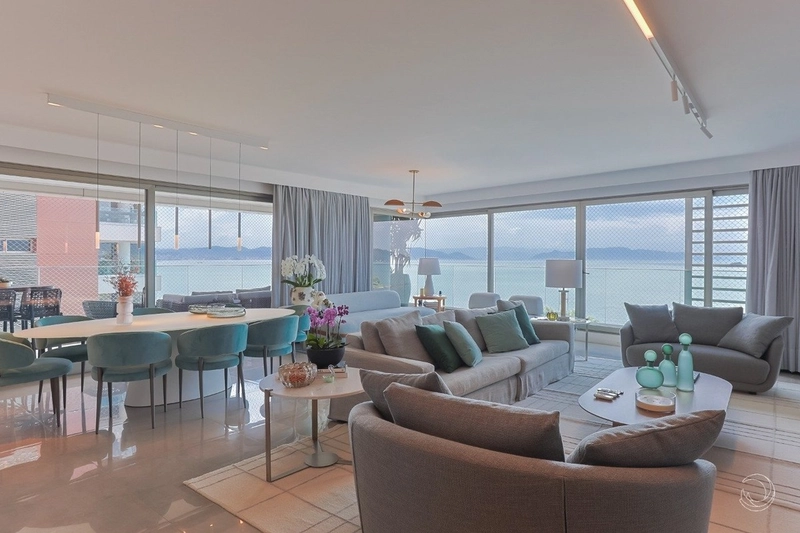 Apartamento na Beira mar com 4 dormitórios 4 suítes e 3 vagas - 308m: 1ª foto da galeria de imagens do imóvel