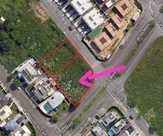 Terreno no Campeche com 780 m² de área total: 3ª foto da galeria de imagens do imóvel