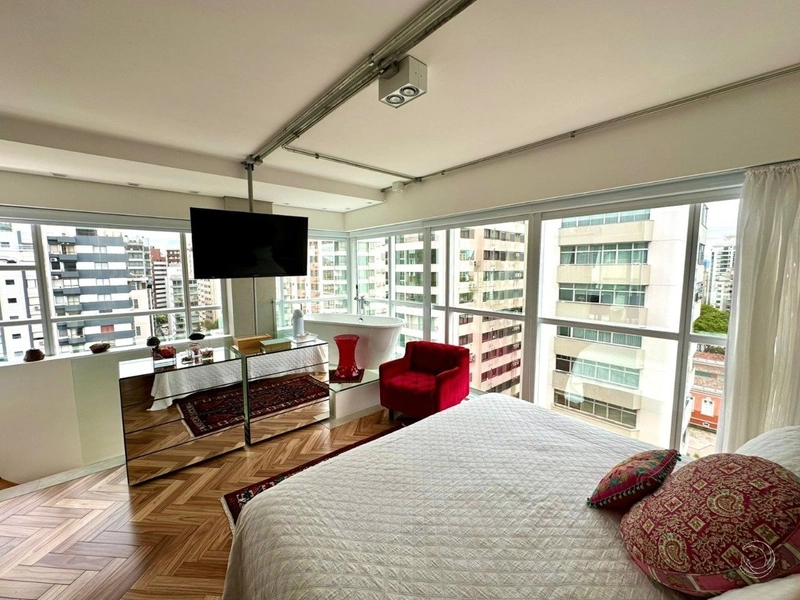Belíssimo Apartamento no Centro mobiliado com 1 dormitório e 2 vagas: 8ª foto da galeria de imagens do imóvel