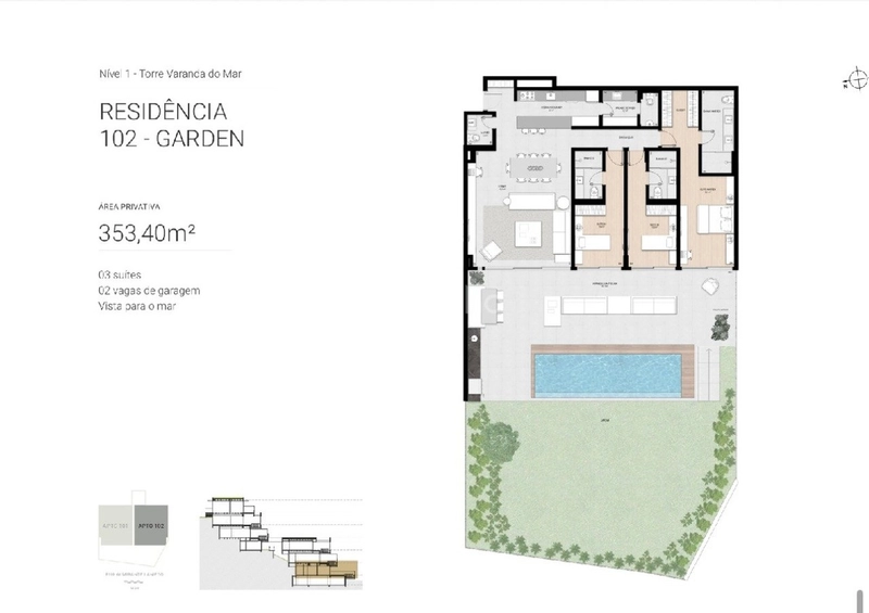 Apartamento no Centro a venda com 3 suítes 2 vagas 353m ²: 17ª foto da galeria de imagens do imóvel