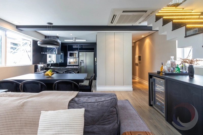 Belíssimo Apartamento  no Centro mobiliado com 1 dormitório e 1 vaga: 9ª foto da galeria de imagens do imóvel