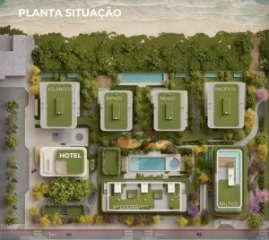 Apartamento Alto padrão em Jurere Internacional com 4 suítes e 4 vaga: 1ª foto da galeria de imagens do imóvel