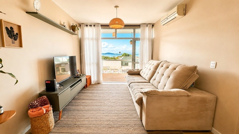 Apartamento em Coqueiros com 3 dormitórios, sendo 1 suíte, vista Mar: 4ª foto da galeria de imagens do imóvel