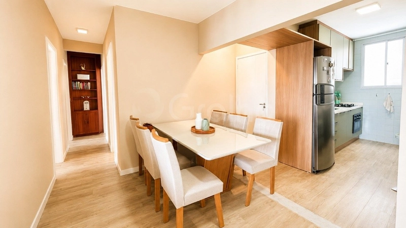 Apartamento em Coqueiros com 3 dormitórios, sendo 1 suíte, vista Mar: 9ª foto da galeria de imagens do imóvel