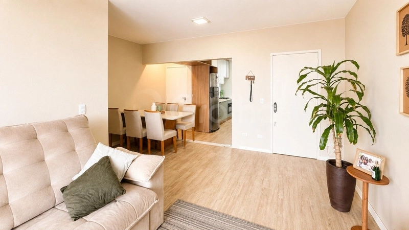 Apartamento em Coqueiros com 3 dormitórios, sendo 1 suíte, vista Mar: 8ª foto da galeria de imagens do imóvel