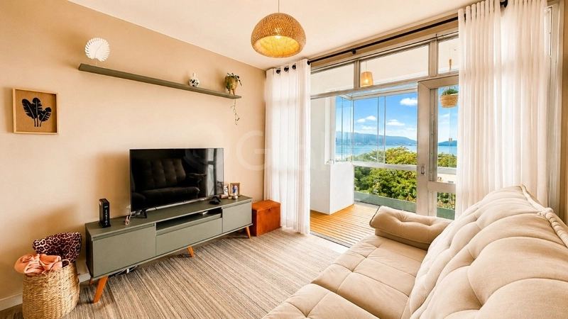 Apartamento em Coqueiros com 3 dormitórios, sendo 1 suíte, vista Mar: 6ª foto da galeria de imagens do imóvel