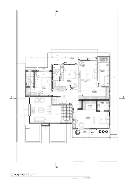 Casa residencial em Jurere Int com 6 dormitórios, sendo 1 suíte master: 5ª foto da galeria de imagens do imóvel