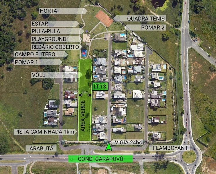 Terreno em condomínio fechado no Campeche com 510 m²: 1ª foto da galeria de imagens do imóvel