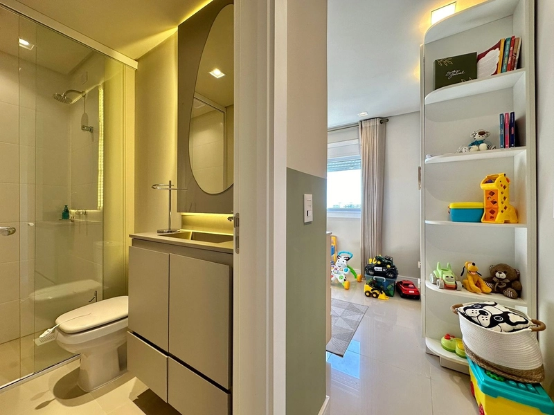 Apartamento decorado, 3 suítes, 2 vagas, com área de lazer, Navegantes: 22ª foto da galeria de imagens do imóvel