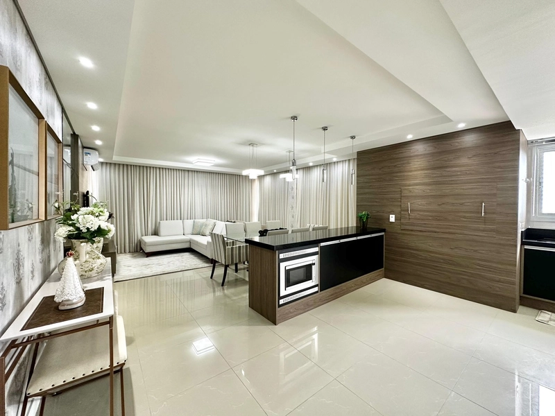 Apartamento 3 dormitórios, 4 vagas, decorado, vista mar e infra!!: 6ª foto da galeria de imagens do imóvel
