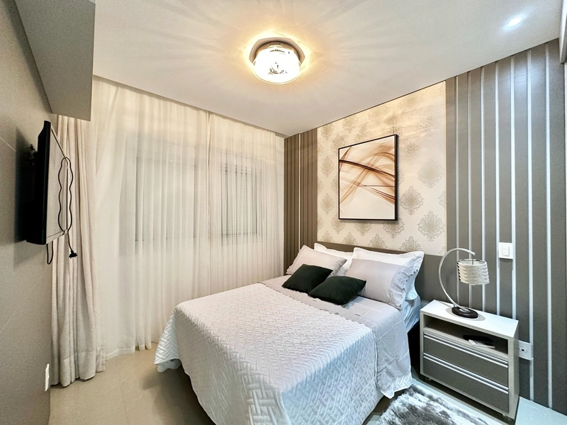 Apartamento 3 dormitórios, 4 vagas, decorado, vista mar e infra!!: 10ª foto da galeria de imagens do imóvel