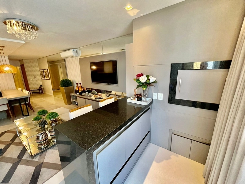 Apartamento com vista para o mar, decorado, infraestrutura completa!: 13ª foto da galeria de imagens do imóvel