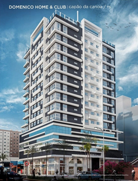 Apartamento em construção, com amplo terraço, no Centro de Capão!: 2ª foto da galeria de imagens do imóvel
