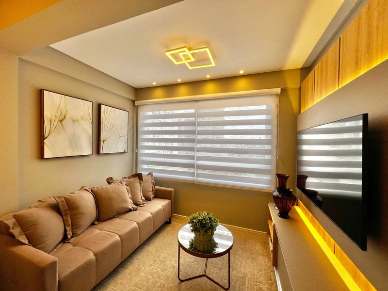 Apartamento de frente, mobiliado e decorado, apenas 1 quadra da praia!: 3ª foto da galeria de imagens do imóvel