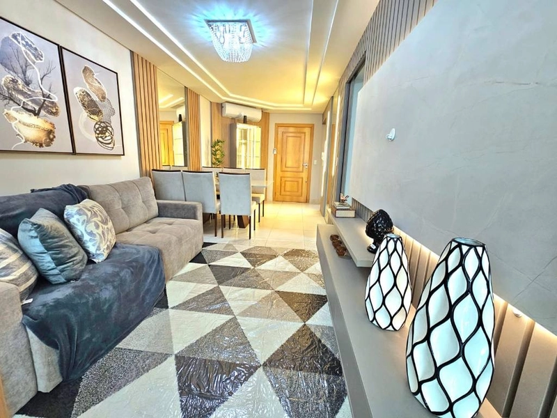 Apartamento mobiliado, com terraço de frente, perto da praia, em Capão