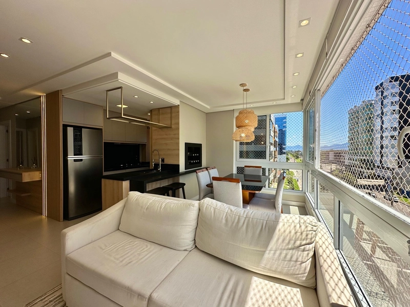 Apartamento com vista para o mar, 3 dormitórios, decorado!: 7ª foto da galeria de imagens do imóvel