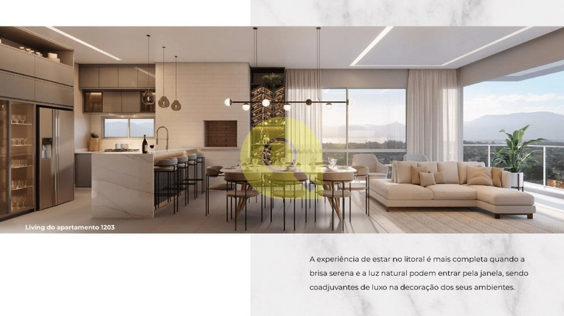 Apartamento de luxo, com sacada independente de frente, EM CONSTRUÇÃO!: 4ª foto da galeria de imagens do imóvel