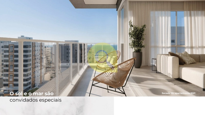 Apartamento de luxo, com sacada independente de frente, EM CONSTRUÇÃO!: 2ª foto da galeria de imagens do imóvel
