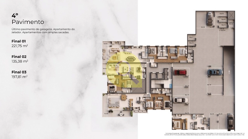 Apartamento de luxo, com sacada independente de frente, EM CONSTRUÇÃO!: 21ª foto da galeria de imagens do imóvel