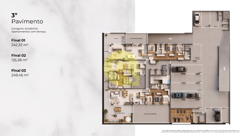 Apartamento de luxo, com sacada independente de frente, EM CONSTRUÇÃO!: 17ª foto da galeria de imagens do imóvel