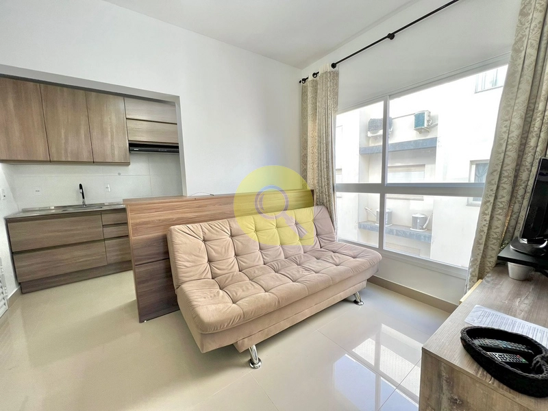 Apartamento mobiliado, 1 dormitório com box, pertinho da praia!: 3ª foto da galeria de imagens do imóvel