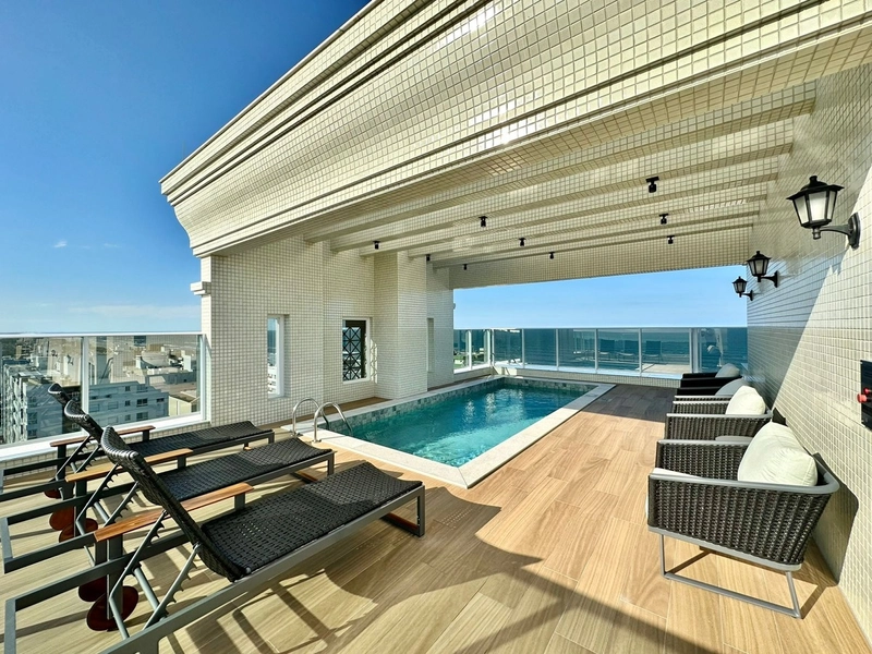 Apartamento de luxo, com vista para o mar, pertinho da praia!: 26ª foto da galeria de imagens do imóvel