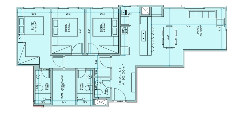Apartamento 3 dormitórios, em construção, COM 100 MESES para pagar!!: 11ª foto da galeria de imagens do imóvel