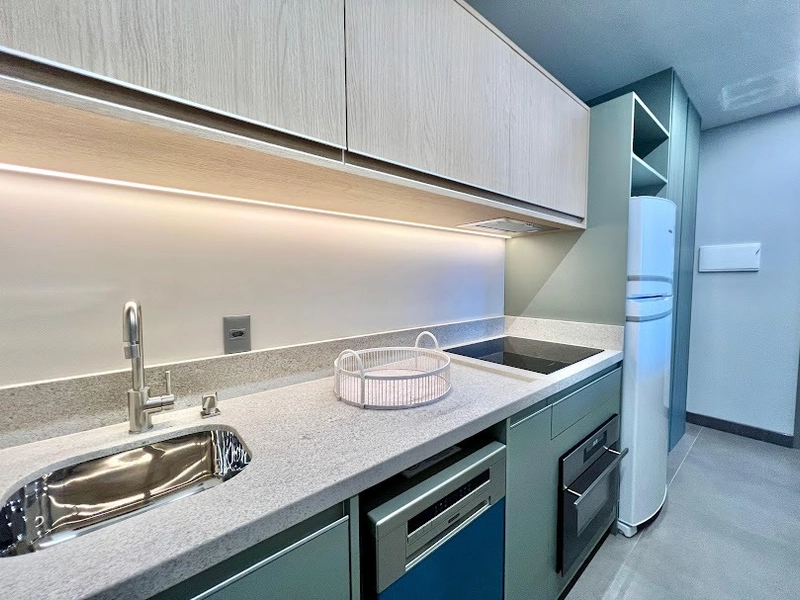 Apartamento 1 dormitório com 1 vaga na garagem, decorado, em Atlântida: 10ª foto da galeria de imagens do imóvel