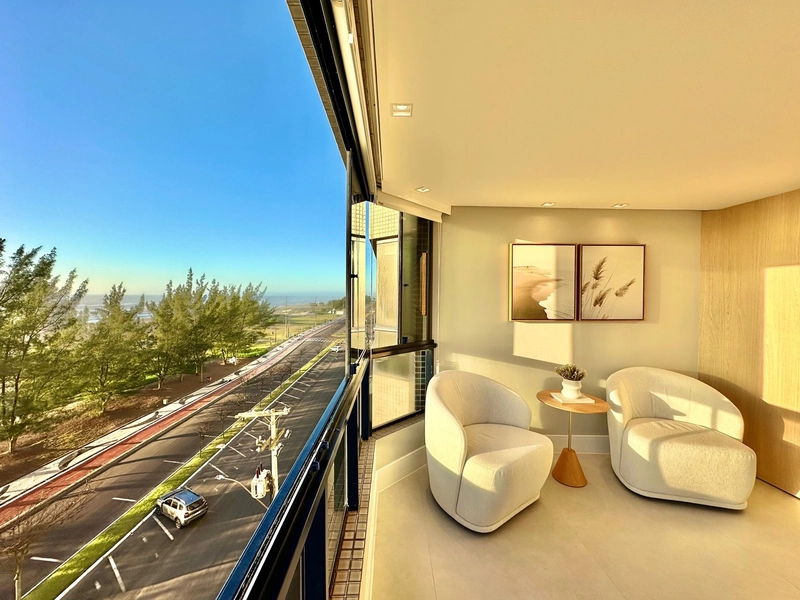 Apartamento beira mar, 3 dormitórios, com 2 vagas, decorado!!: 7ª foto da galeria de imagens do imóvel